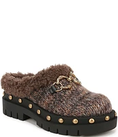 Circus NY by Sam Edelman Annie Cozy Knit Chain Bit Platform Clogs