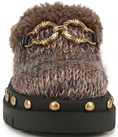 Circus NY by Sam Edelman Annie Cozy Knit Chain Bit Platform Clogs