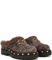 Circus NY by Sam Edelman Annie Cozy Knit Chain Bit Platform Clogs