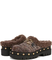 Circus NY by Sam Edelman Annie Cozy Knit Chain Bit Platform Clogs