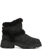 Circus NY by Sam Edelman Clare Knit Faux Shearling Cold Weather Booties