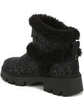 Circus NY by Sam Edelman Clare Knit Faux Shearling Cold Weather Booties