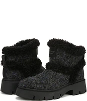 Circus NY by Sam Edelman Clare Knit Faux Shearling Cold Weather Booties