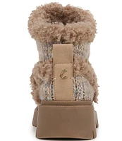 Circus NY by Sam Edelman Clare Knit Faux Shearling Cold Weather Booties