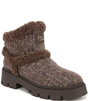 Circus NY by Sam Edelman Clare Knit Faux Shearling Cold Weather Booties