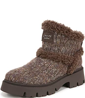 Circus NY by Sam Edelman Clare Knit Faux Shearling Cold Weather Booties