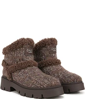 Circus NY by Sam Edelman Clare Knit Faux Shearling Cold Weather Booties