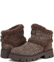 Circus NY by Sam Edelman Clare Knit Faux Shearling Cold Weather Booties