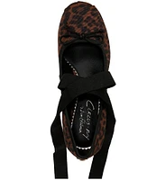 Circus NY by Sam Edelman Della Leopard Print Ankle Wrap Block Heel Pumps