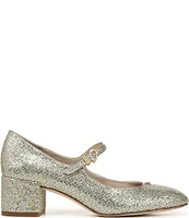 Circus NY by Sam Edelman Eloisa Glitter Fishnet Mary Jane Dress Pumps