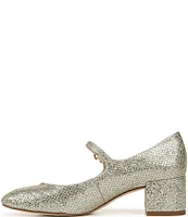 Circus NY by Sam Edelman Eloisa Glitter Fishnet Mary Jane Dress Pumps