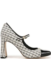 Circus NY by Sam Edelman Elora Tweed Mary Jane Cap Toe Dress Pumps