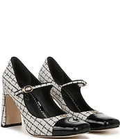 Circus NY by Sam Edelman Elora Tweed Mary Jane Cap Toe Dress Pumps