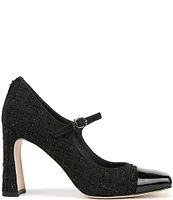 Circus NY by Sam Edelman Elora Tweed Mary Jane Cap Toe Dress Pumps