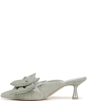 Circus NY by Sam Edelman Fiona Metallic Fabric Bow Detail Dress Mules