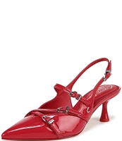 Circus NY by Sam Edelman Fraya Patent Buckled Slingback Pumps