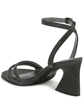 Circus NY by Sam Edelman Holly Glitz Fabric Ankle Strap Dress Sandals