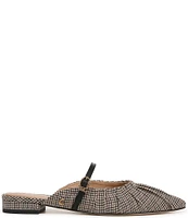 Circus NY by Sam Edelman Larissah Houndstooth Ruched Mary Jane Dress Mule Flats