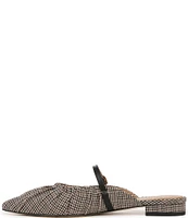 Circus NY by Sam Edelman Larissah Houndstooth Ruched Mary Jane Dress Mule Flats