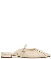 Circus NY by Sam Edelman Larissah Leather Ruched Mary Jane Mules