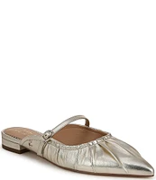 Circus NY by Sam Edelman Larissah Leather Ruched Mary Jane Mules