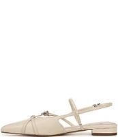 Circus NY by Sam Edelman Lindley Leather Crisscross Buckled Slingback Flats