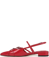 Circus NY by Sam Edelman Lindley Patent Crisscross Buckled Slingback Flats