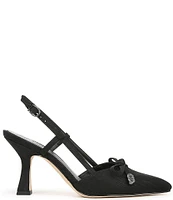 Circus NY by Sam Edelman Monica Fabric Bow Detail Slingback Dress Pumps