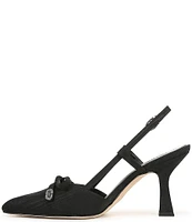 Circus NY by Sam Edelman Monica Fabric Bow Detail Slingback Dress Pumps