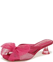 Circus NY by Sam Edelman Natalina Polka Dot Mesh Butterfly Bow Slide Sandals