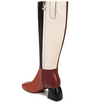 Circus NY by Sam Edelman Oaklyn Colorblock Leather Square Toe Tall Boots