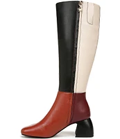 Circus NY by Sam Edelman Oaklyn Colorblock Leather Square Toe Tall Boots