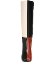 Circus NY by Sam Edelman Oaklyn Colorblock Leather Square Toe Tall Boots