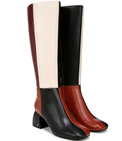 Circus NY by Sam Edelman Oaklyn Colorblock Leather Square Toe Tall Boots