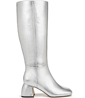 Circus NY by Sam Edelman Oaklyn Metallic Leather Square Toe Tall Boots