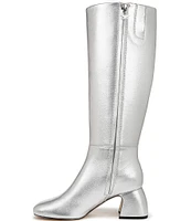 Circus NY by Sam Edelman Oaklyn Metallic Leather Square Toe Tall Boots