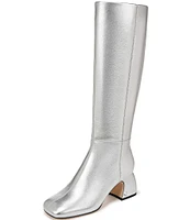 Circus NY by Sam Edelman Oaklyn Metallic Leather Square Toe Tall Boots