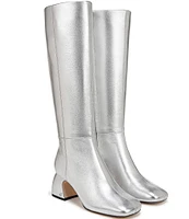 Circus NY by Sam Edelman Oaklyn Metallic Leather Square Toe Tall Boots