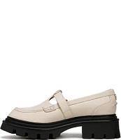 Circus NY by Sam Edelman Payson Leather Belt-Strap Lug Sole Loafers