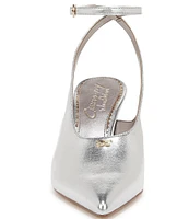 Circus NY by Sam Edelman Tara Metallic Slingback Dress Pumps