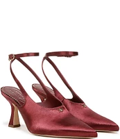 Circus NY by Sam Edelman Tara Satin Slingback Dress Pumps