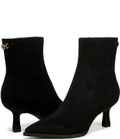 Circus NY by Sam Edelman Yuki Suede Pointed Toe Kitten Heel Dress Booties