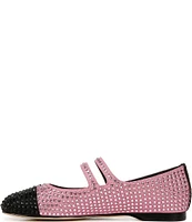 Circus NY by Sam Edelman Zoey Rhinestone Mary Jane Cap Toe Ballerina Flats