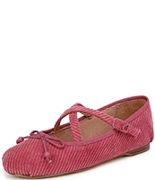 Circus NY by Sam Edelman Zuri Corduroy Cross Over Bow Ballerina Flats