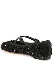 Circus NY by Sam Edelman Zuri Cozy Sequin Faux Shearling Cross Over Bow Ballerina Flats