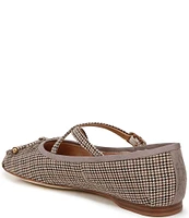 Circus NY by Sam Edelman Zuri Houndstooth Cross Over Bow Ballerina Flats