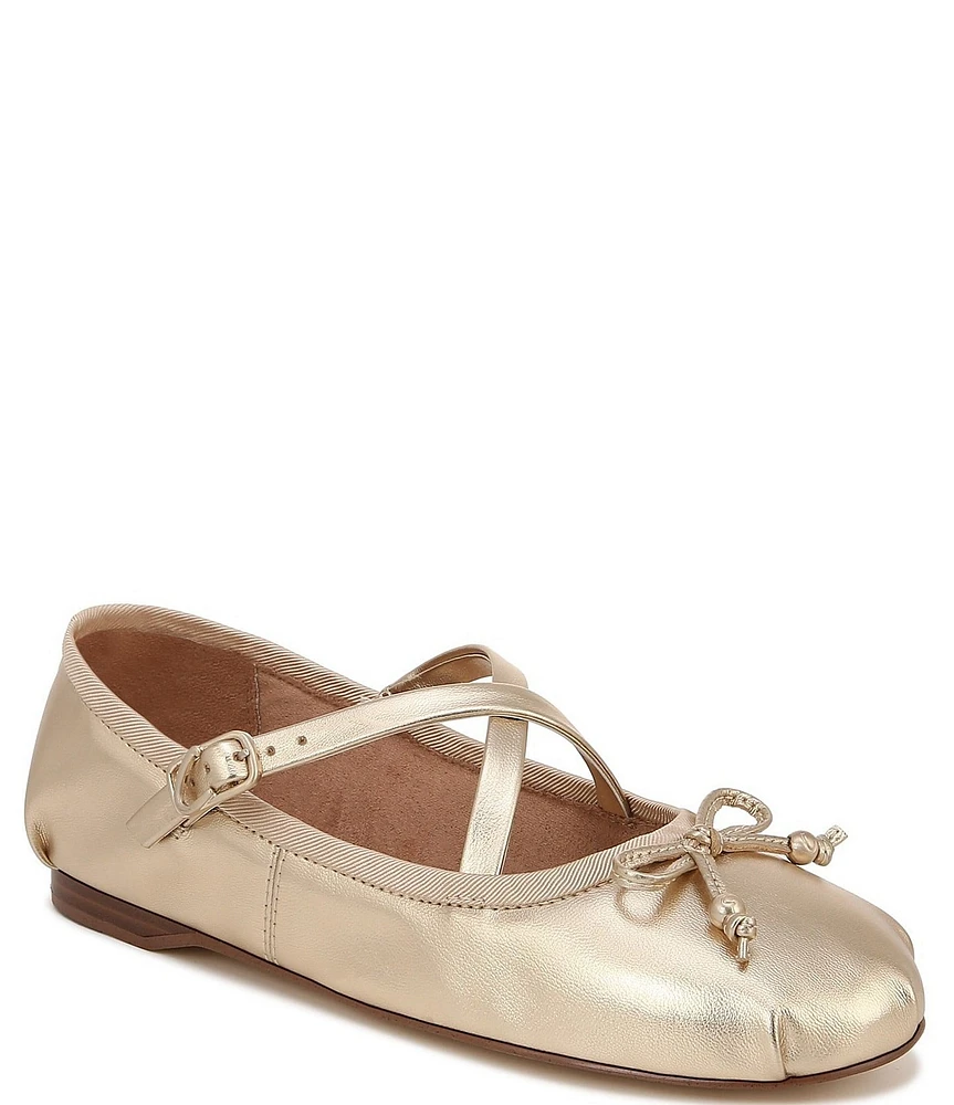 Circus NY by Sam Edelman Zuri Metallic Bow Ballerina Flats