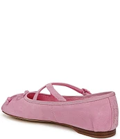 Circus NY by Sam Edelman Zuri Suede Cross Over Bow Ballerina Flats