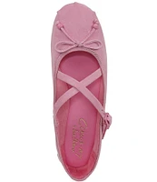 Circus NY by Sam Edelman Zuri Suede Cross Over Bow Ballerina Flats