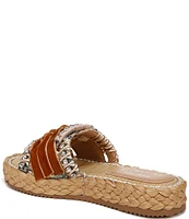 Circus NY by Sam Edelman Wyatt Rhinestone Braided Platform Slide Sandals